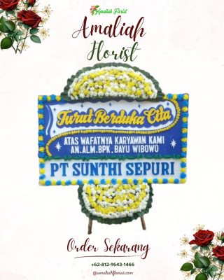 Papan Bunga Duka di Kotamobagu Utara