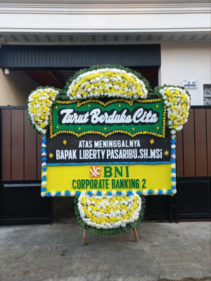 Papan Bunga Duka di Kotamobagu Utara