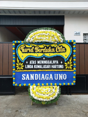 Papan Bunga Duka di Kotamobagu Utara